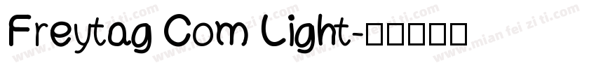 Freytag Com Light字体转换